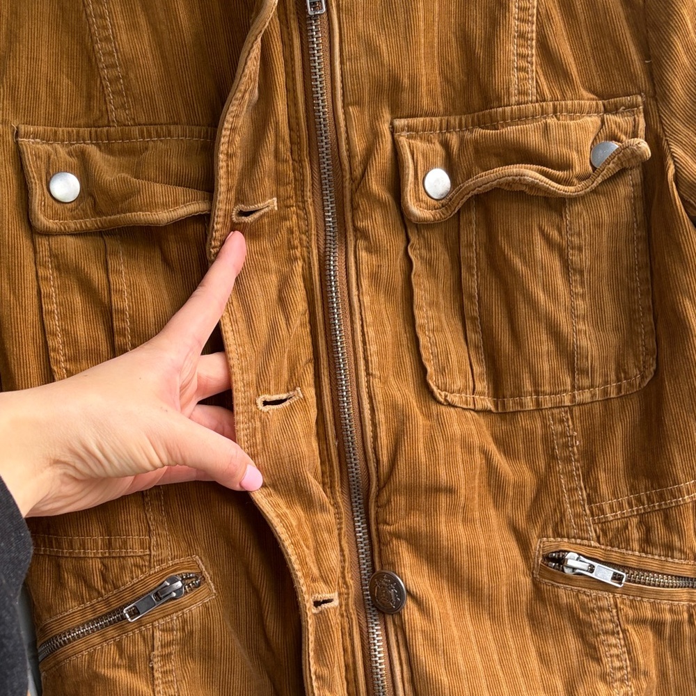 Free people Brown Corduroy Jacket S - Picture 4 of 9